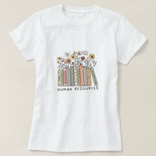 Shirt voor menselijke hulpbronnen (Design voorkant)