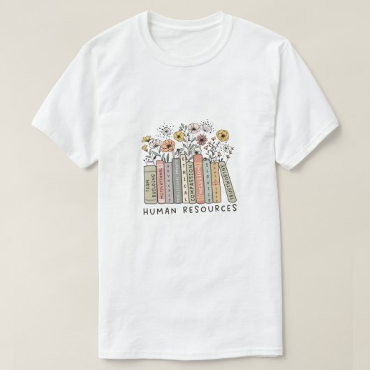 Shirt voor menselijke hulpbronnen (Design voorkant)