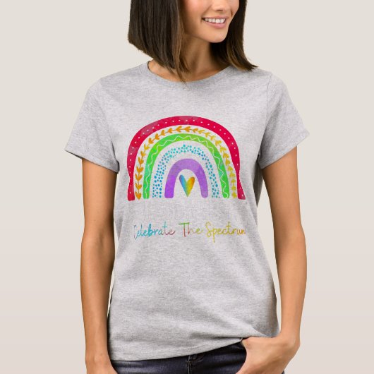 Shirt voor neurodiversiteit Autisme Spectrum ASD A (Voorkant)