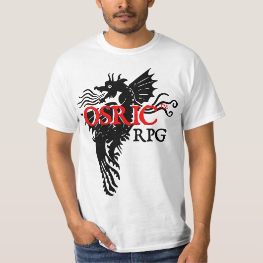 SHIRT voor OSRIC RPG-game! (Voorkant)