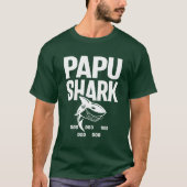 Shirt voor Papu | Papu Shark Vaderdag Gift (Voorkant)