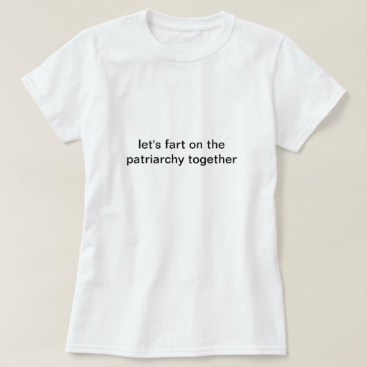 Shirt voor patriarchale landbouw (Design voorkant)
