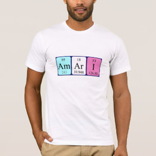 Shirt voor periodieke namen van Amari