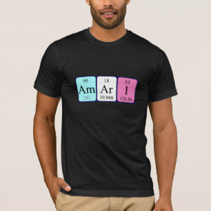 Shirt voor periodieke namen van Amari