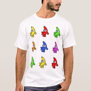 Shirt voor regenboogbananen