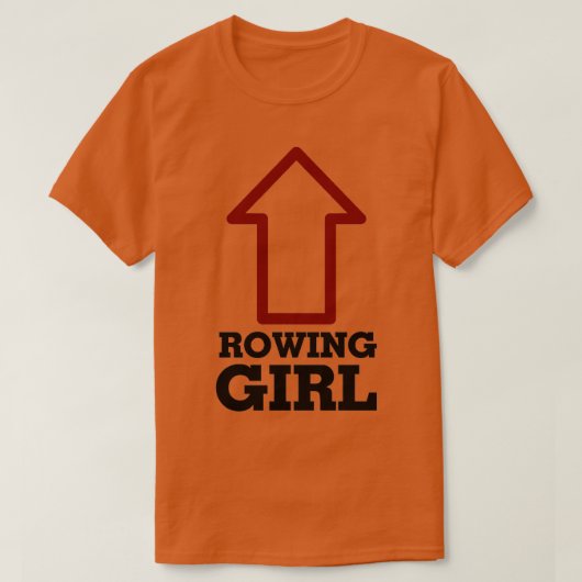 Shirt voor roeimeisje 2 (Design voorkant)