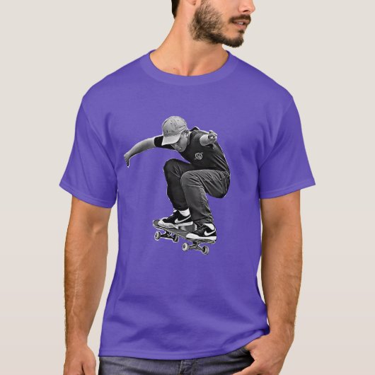 Shirt voor skateboarden (Voorkant)