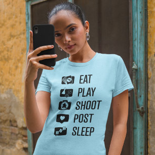 Shirt voor sociale media Gamer Black Art