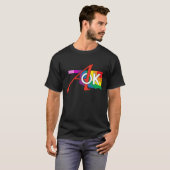 Shirt voor variabele stijl/kleur regenboog (Voorkant volledig)