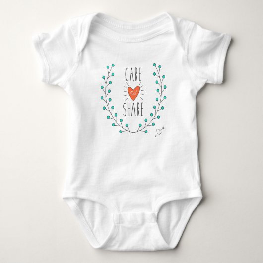 Shirt voor verzorging en Share Garland (Voorkant)