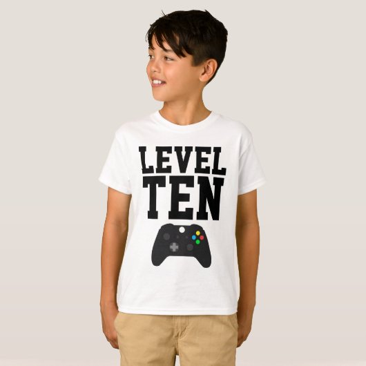 Shirt voor videogame (Voorkant volledig)
