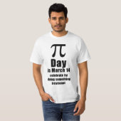 Shirt voor viering Pi Day (Voorkant volledig)
