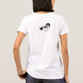 Shirt voor vrouwen met exclusief paardenontwerp vo (Achterkant)