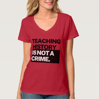 Shirt voor vrouwen - Onderwijs geschiedenis is gee