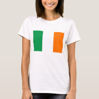 Shirt voor vrouwen T met vlag van Ierland