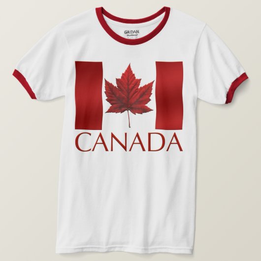 Shirt voor vrouwenvlag (Canada) - T-shirt Souvenir (Design voorkant)