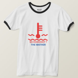 Shirt voor waarschuwing bij warm licht