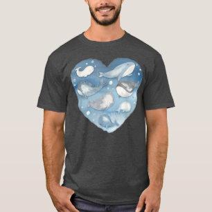 Shirt voor walvisoverlangse vis, grootoogtonijn, T