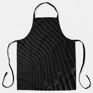 Shirt voor witte en zwarte strippen schort