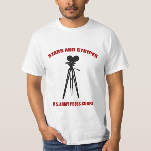 Shirt voor WWII-sterren en -strips voor persorps (Voorkant)