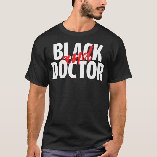 Shirt voor zwarte geschiedenis en dokter sh (Voorkant)