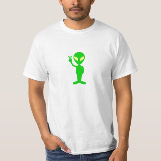 shirt "Vrede Alien" (Voorkant)