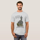 Shirt vuurtoren van Grand Island East Channel (Voorkant volledig)