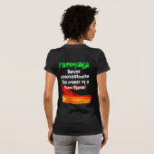 Shirt: Waarschuwing! Fibromyalgie Flare! T-shirt (Achterkant volledig)