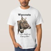 Shirt Wisconsin Dairy Air Humor (Voorkant)