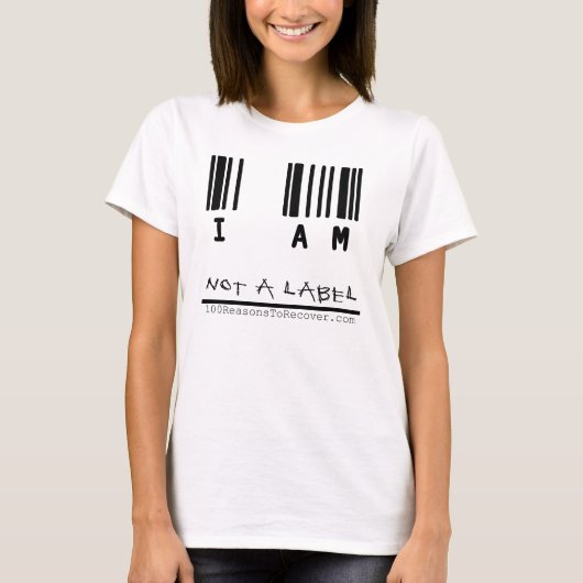 Shirt - Wit vrouwenlabel (Voorkant)