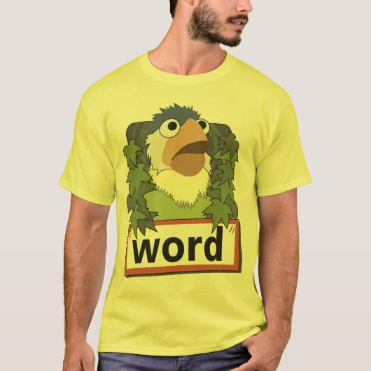 shirt "Word Bird" (Voorkant)
