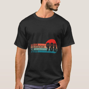 shirt Zelfmoordpreventie Lifeline 988 Awarenes