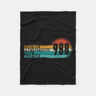 shirt Zelfmoordpreventie Lifeline 988 Awarenes Fleece Deken