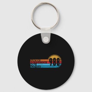 shirt Zelfmoordpreventie Lifeline 988 Awarenes Sleutelhanger