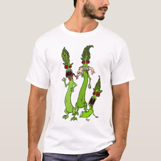 Shirt Zombie Asparagus (Voorkant)