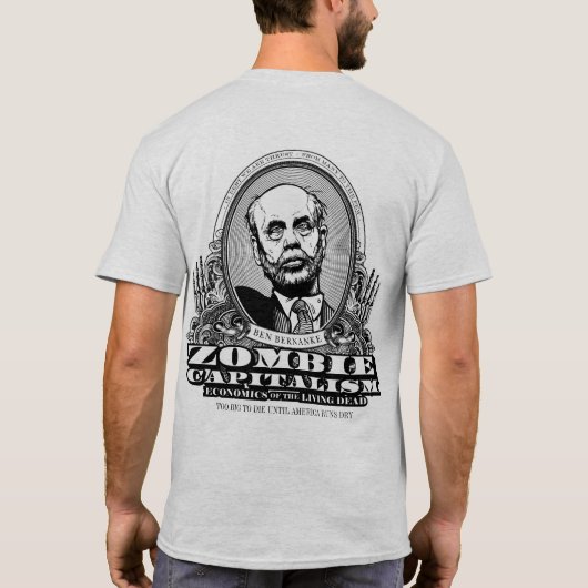 Shirt Zombie Capitalism (Achterkant)