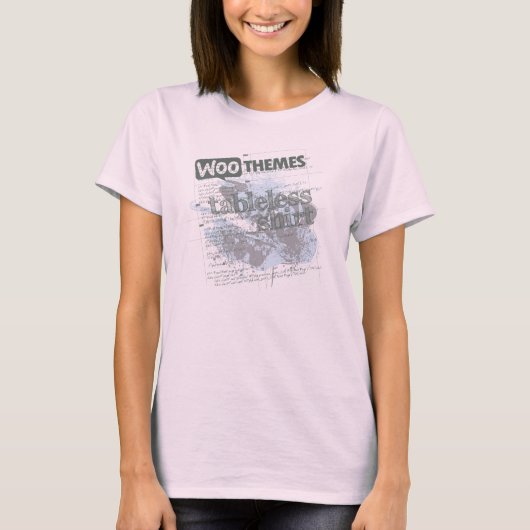 Shirt zonder tablet (dames) - wit (Voorkant)