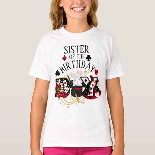 Shirt zuster verjaardagsfeest (Voorkant)