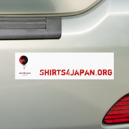Shirten 4Japan Bumpersticker (Op auto)