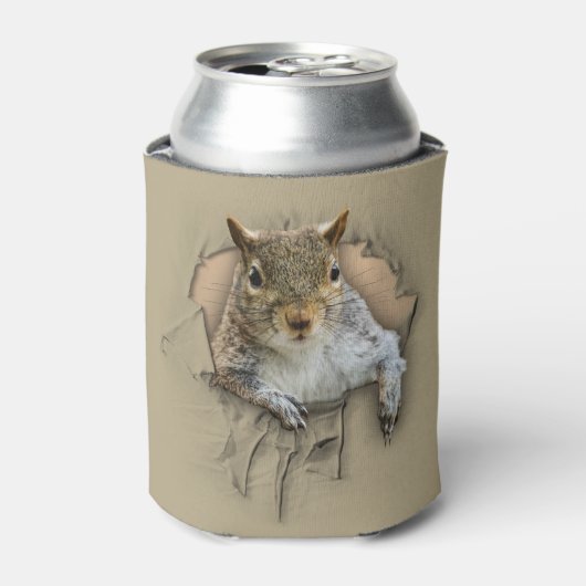 Shirten eekhoorn blikjeskoeler (Blikje Voorkant)