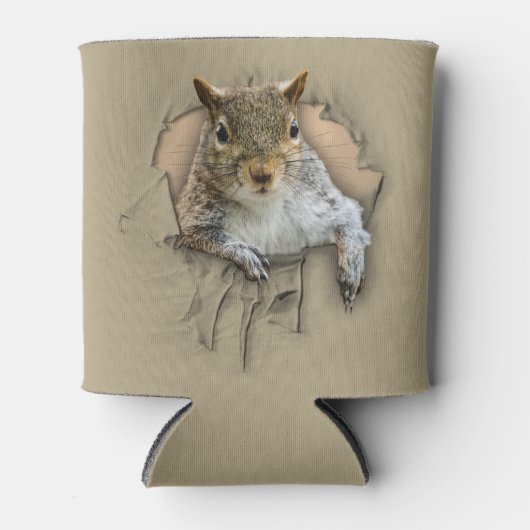 Shirten eekhoorn blikjeskoeler (Voorkant)