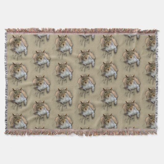 Shirten eekhoorn deken (Voorkant)