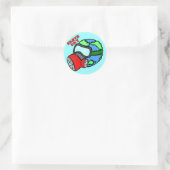 Shirten en cadeaus van eersten ronde sticker (Tas)