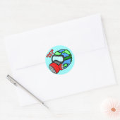 Shirten en cadeaus van eersten ronde sticker (Envelop)