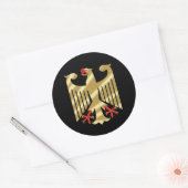 Shirten en cadeautjes van de Duitse adelaar Ronde Sticker (Envelop)