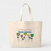 Shirten en cadeautjes van de vrijwilliger van de H Grote Tote Bag (Voorkant)