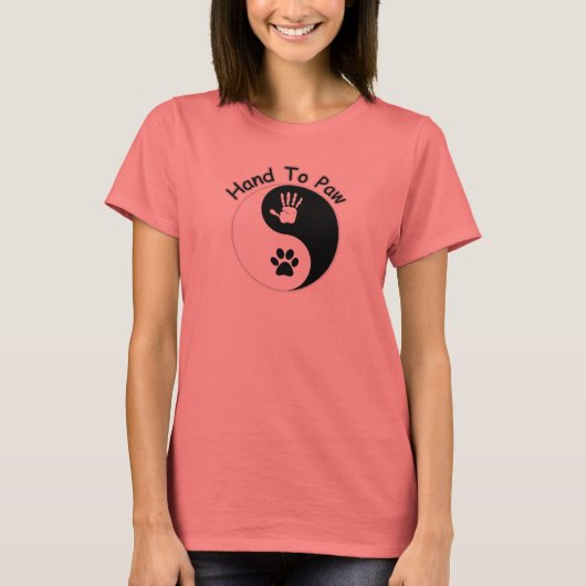 Shirten: HandToPaw Yin-Yang Ringer T-shirt (Voorkant)