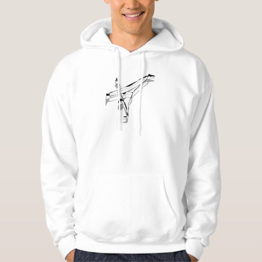 shirten hoes hoodie (Voorkant)