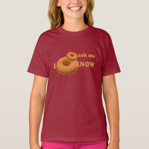Shirten Humor donut - kies stijl, kleur T-shirt