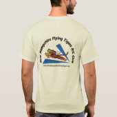 Shirten, lichtkleur, met NH Flying Tigers logo T-shirt (Achterkant)